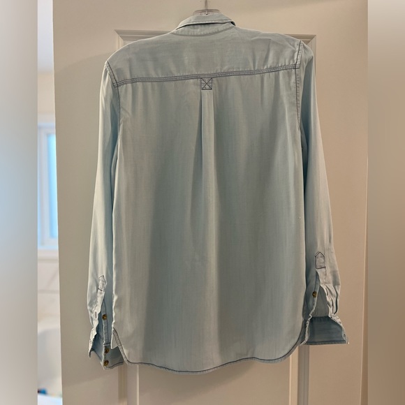 Abercrombie denim-look button down, size S - Picture 3 of 4